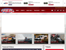 Tablet Screenshot of m.lucasoilspeedway.com